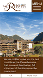 Mobile Screenshot of hotel-rieser.com